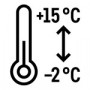Gastro: teplotní rozsah −2 °C / +15 °C